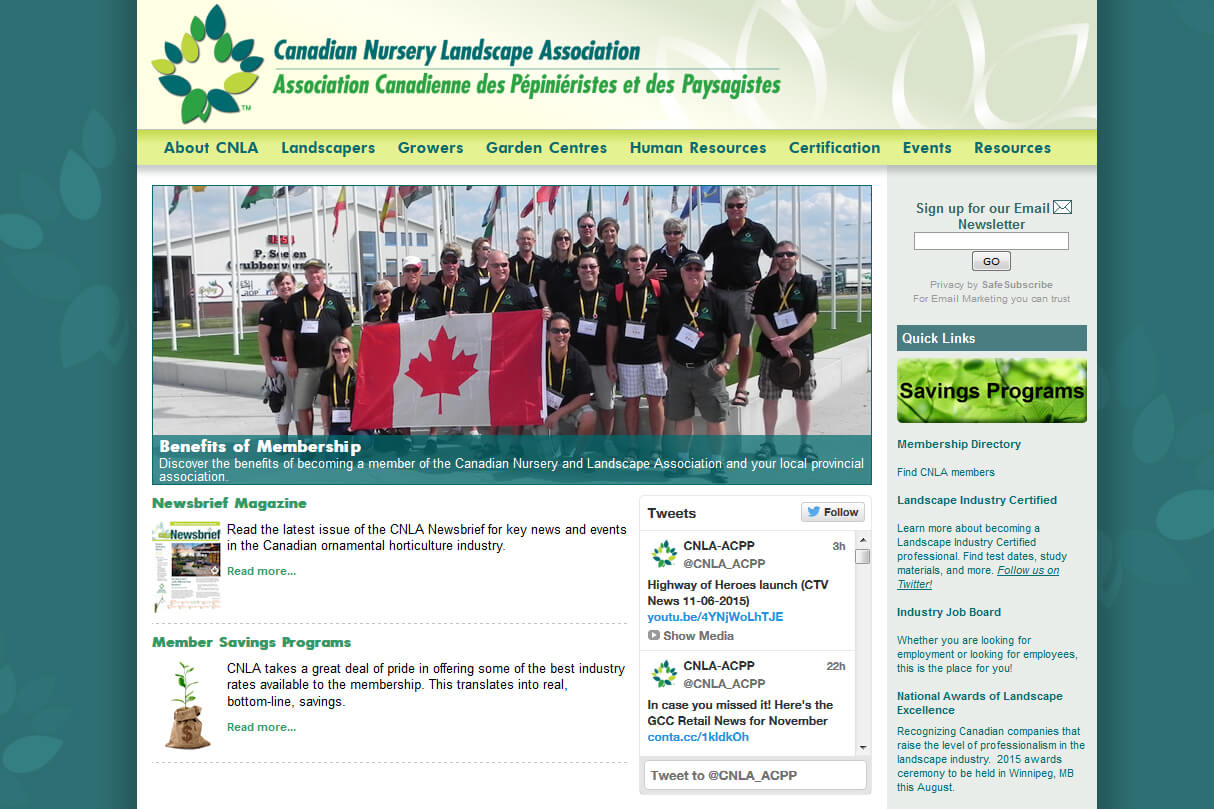 CNLA website