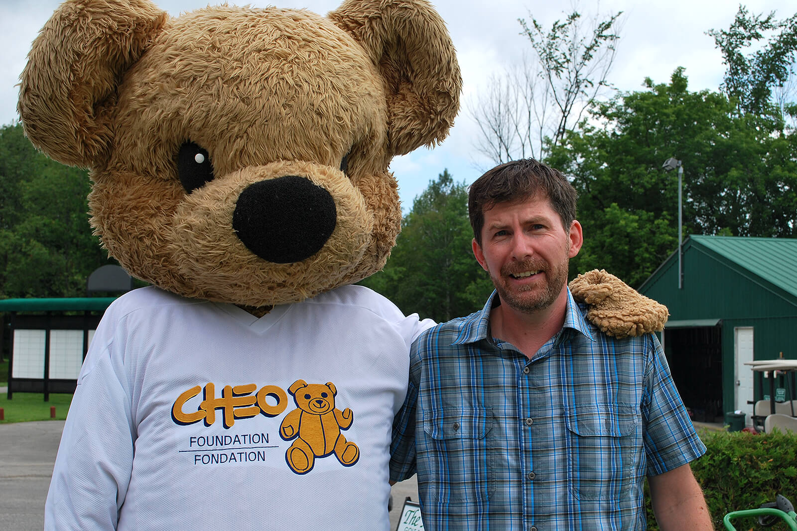 Mascot and participant