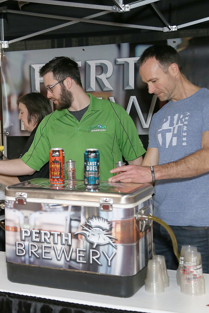 Proceeds from beer tent sales went to Ottawa Food Bank.