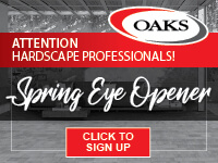 Oaks Attention Hardscape Professionals. Spring Eye Opener. Click to sign up.