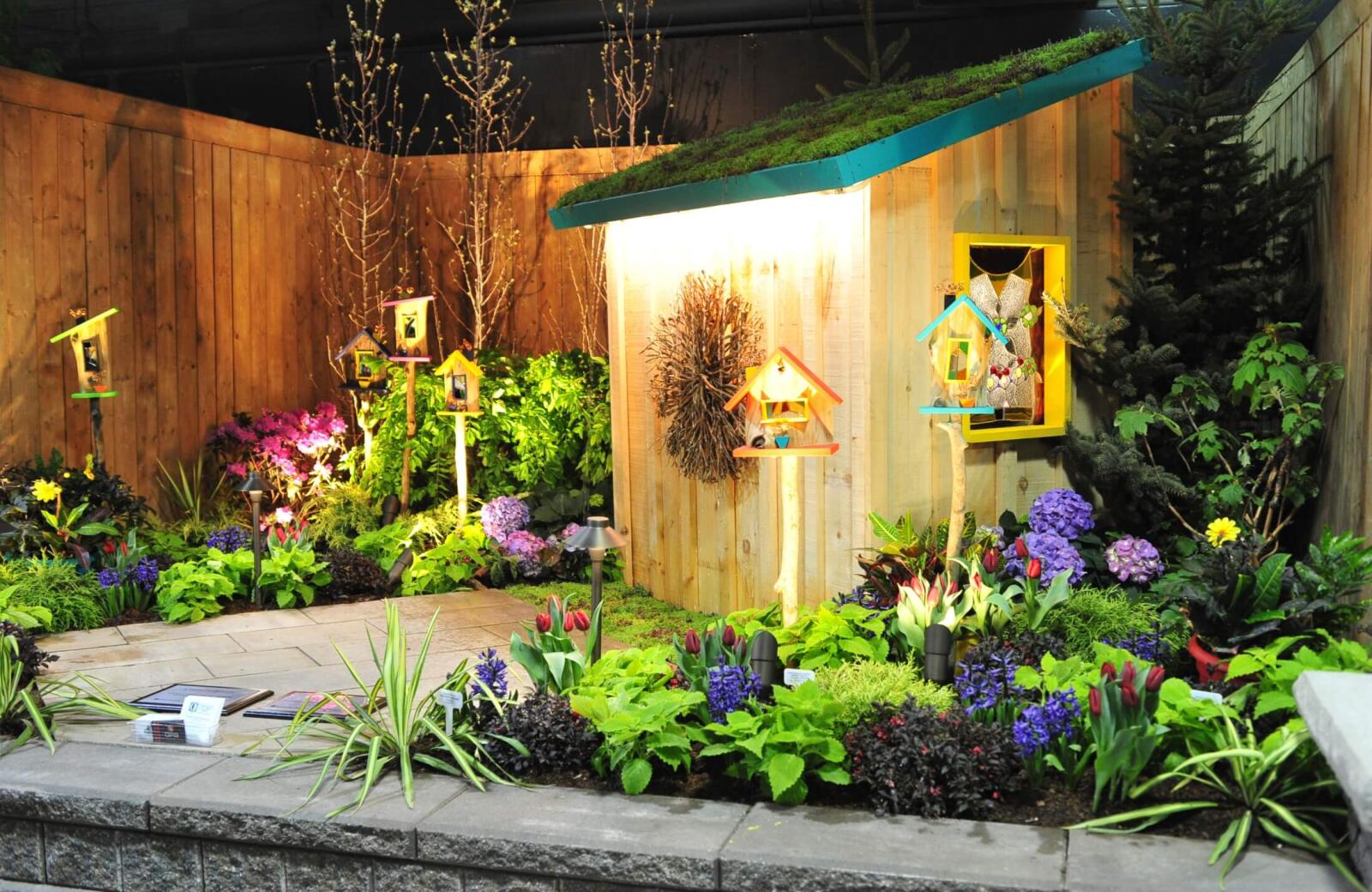 feature garden at home and garden show