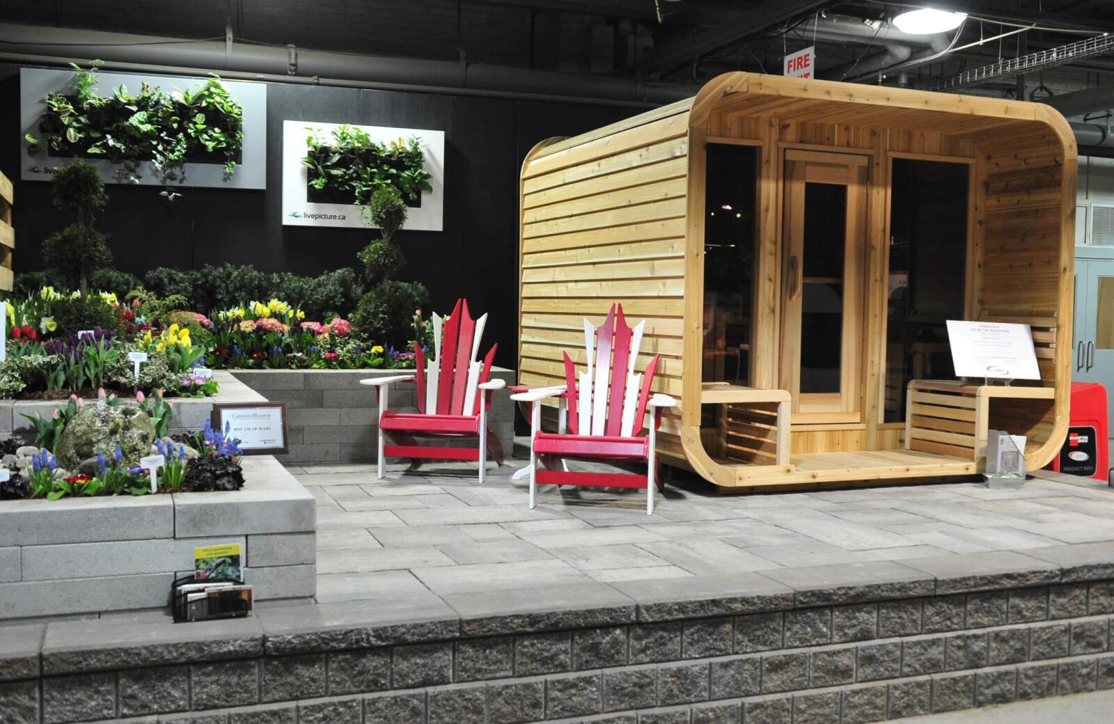 feature garden at home and garden show