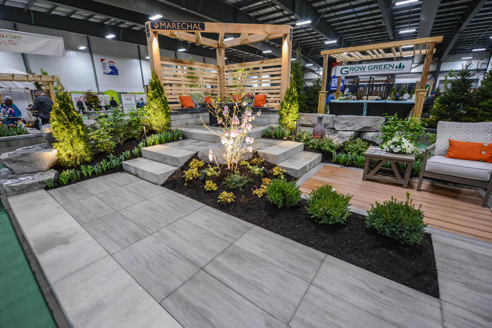 feature garden at home and garden show