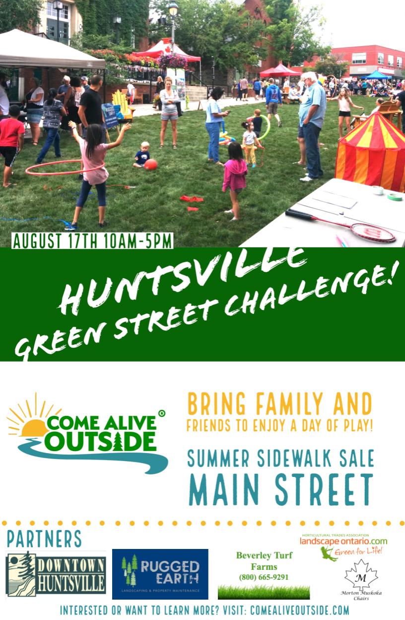 Green Street Challenge Huntsville flyer