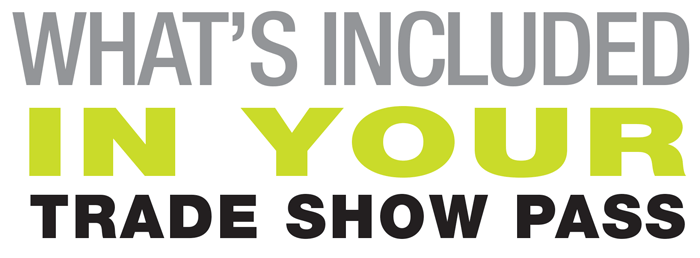 What's included in your trade show pass