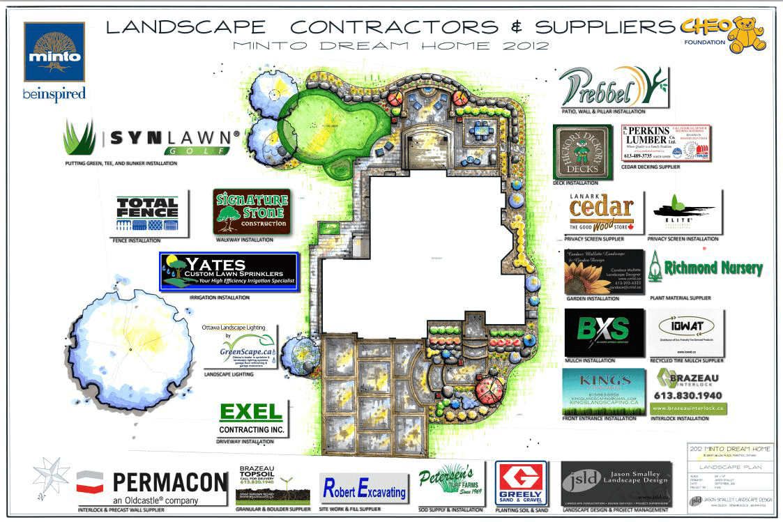 landscape plan drawing