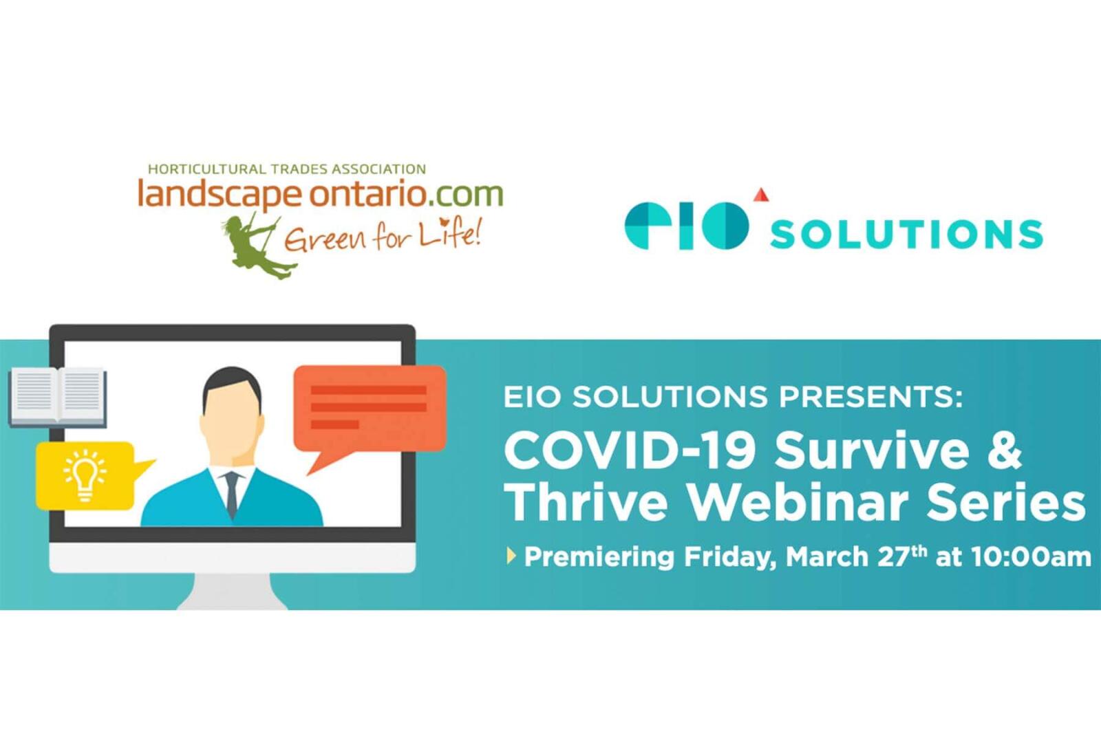 EIO Solutions Presents: Survive and Thrive Webinar Series