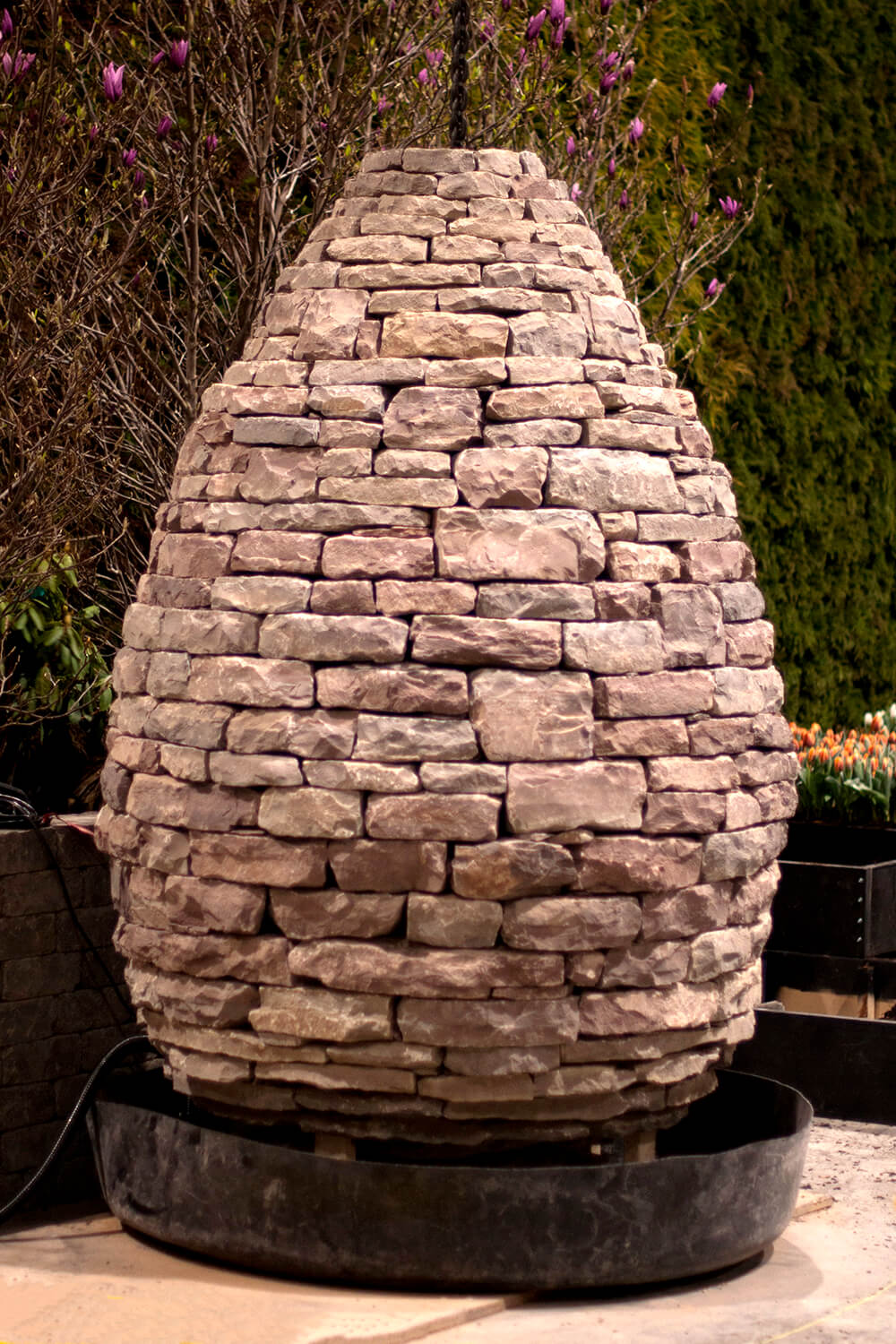 beehive struture made out of stones