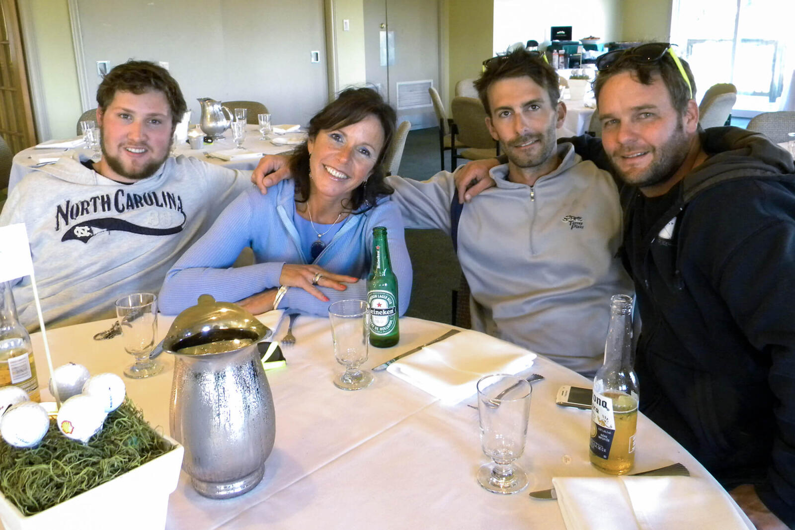 four people at a table