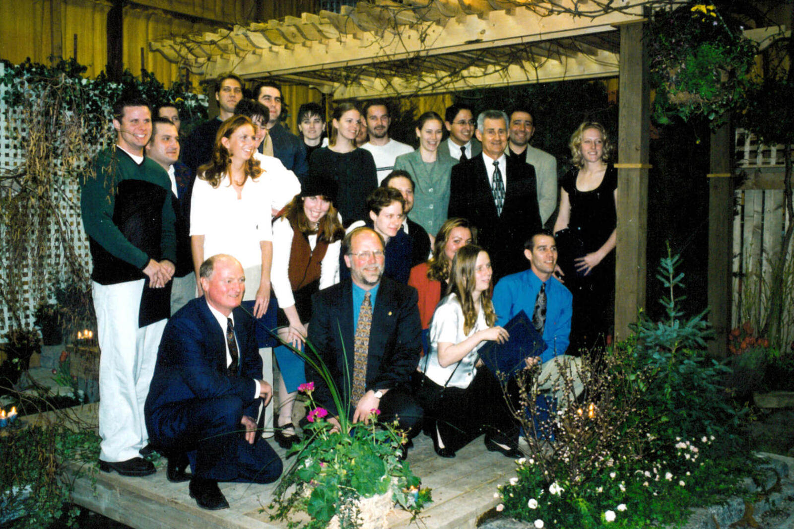 large group of students and teachers