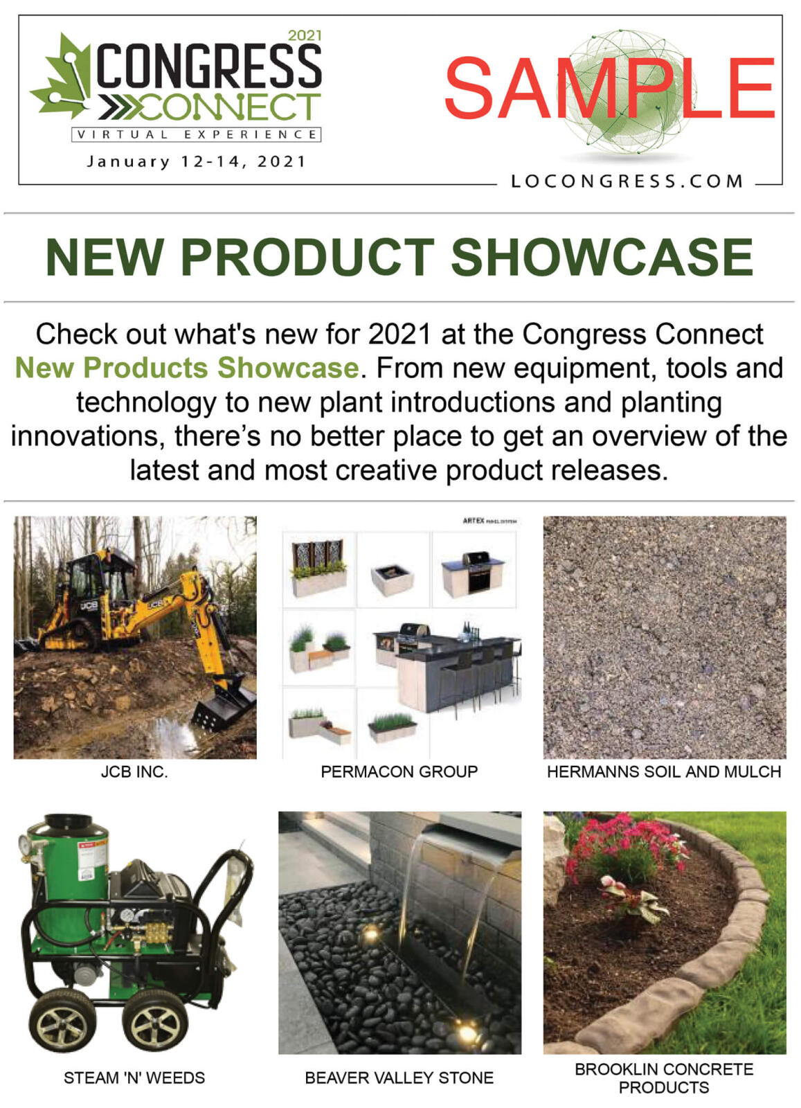 sample new products page