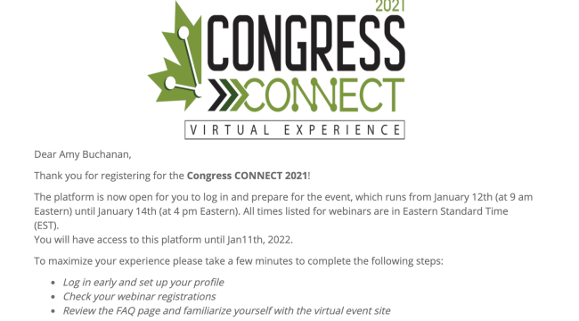 Congress Connect Login Details
