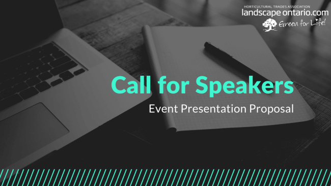 Call for speakers