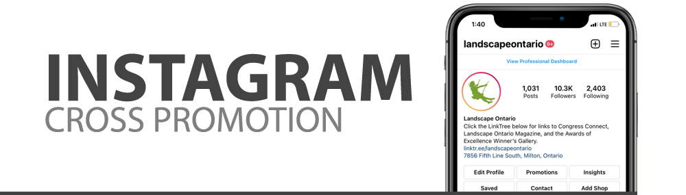 instagram cross promo