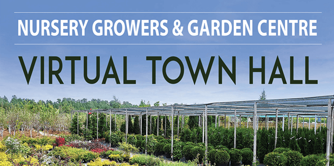 Nursery grower and garden centre vitual town hall