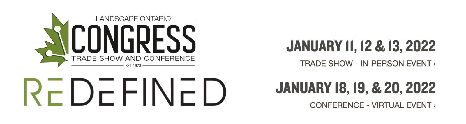 Congress Trade Show - January 11-13, 2022