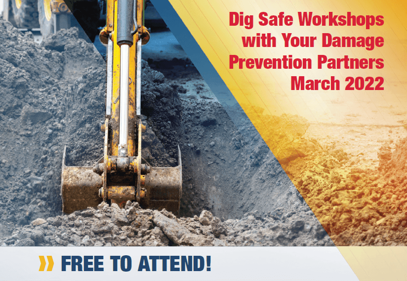 graphic of an excacator digging in the ground and the word "FREE"