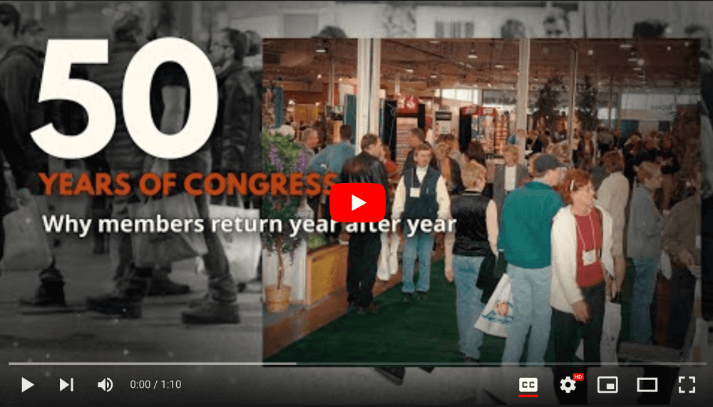 Congress 2023 Celebrating 50 Years Promo Video