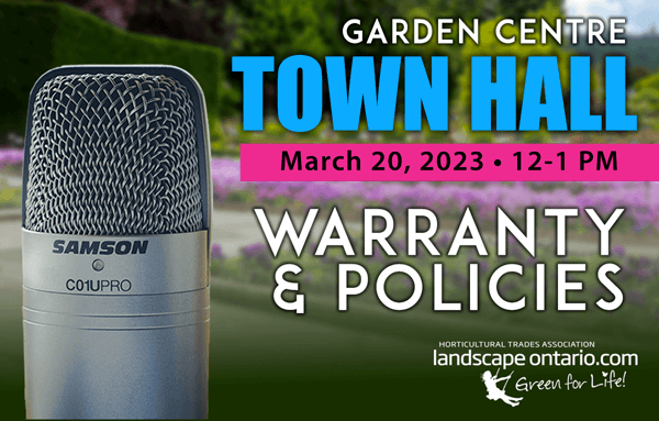 garden centre town halls 2023 banner
