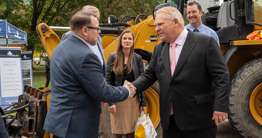 two men shaking hands
