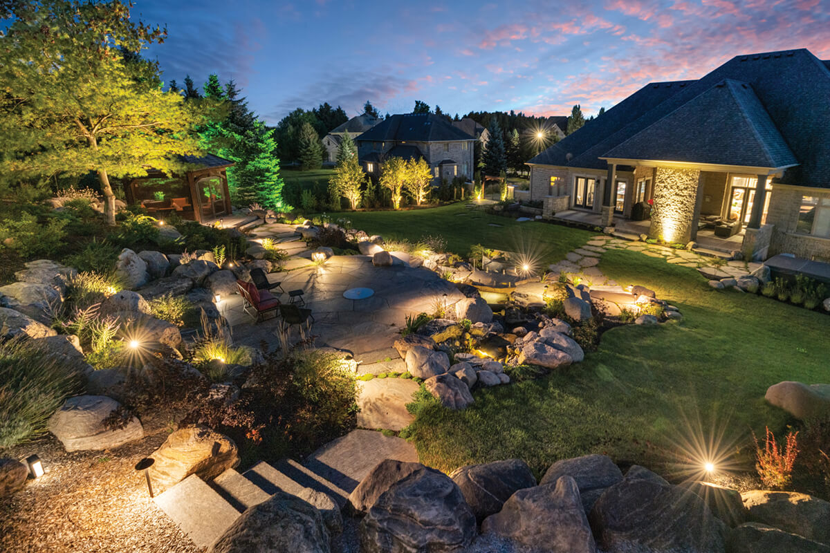 award winning backyard landscape