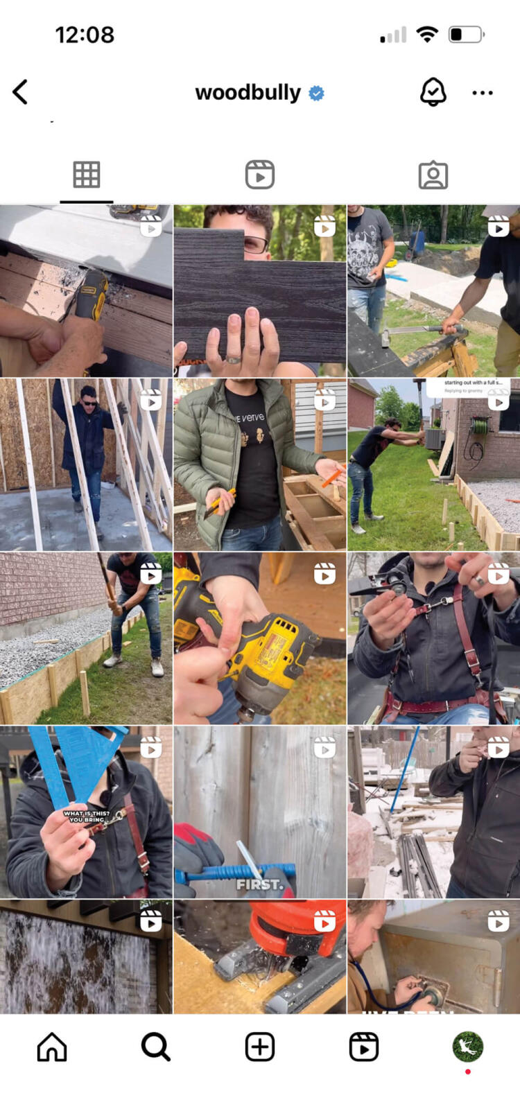 screen capture of a social media feed on a phone