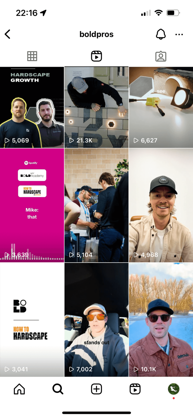 screen capture of a social media feed on a phone