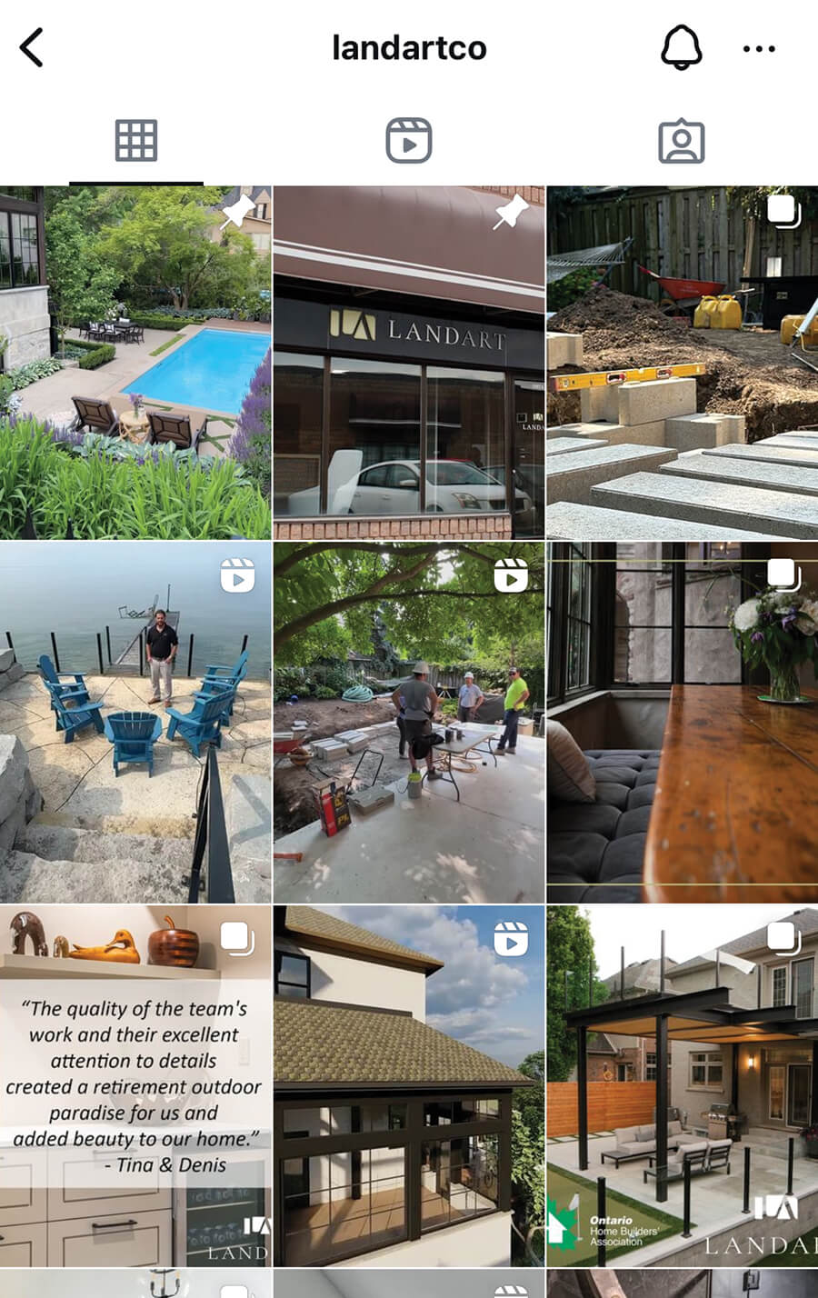 screen capture of a social media feed on a phone