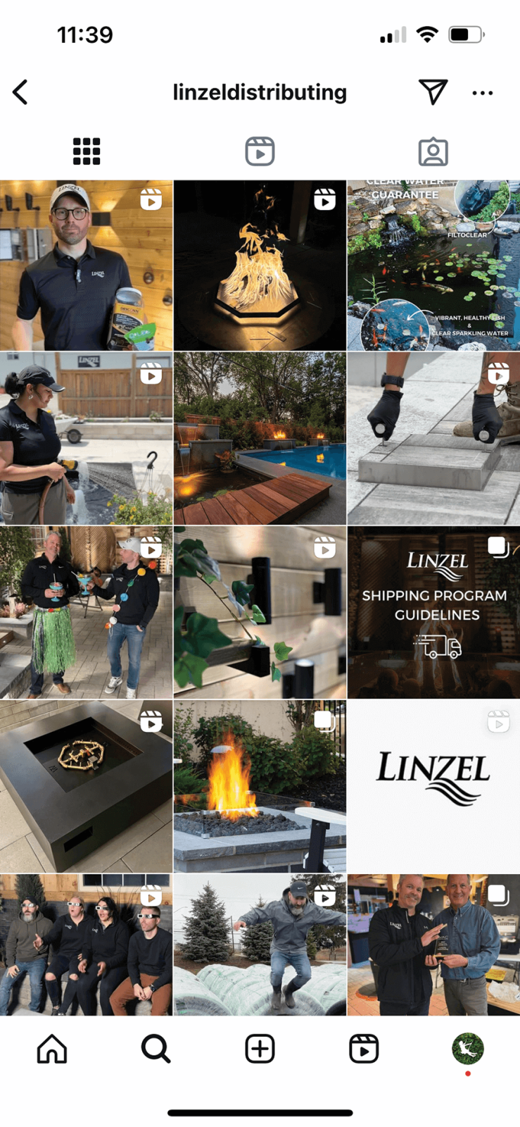 screenshot of a social media feed