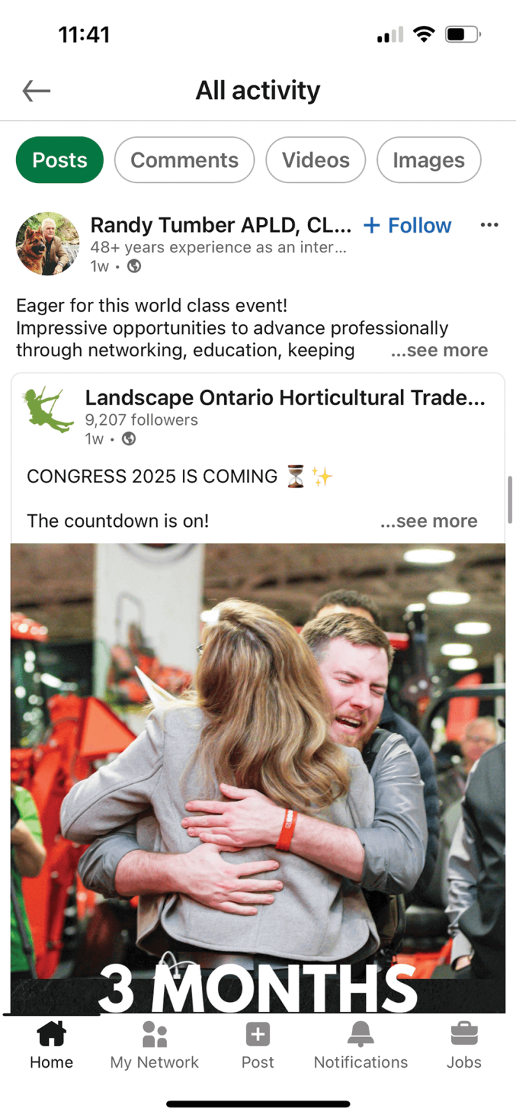 screenshot of a social media post