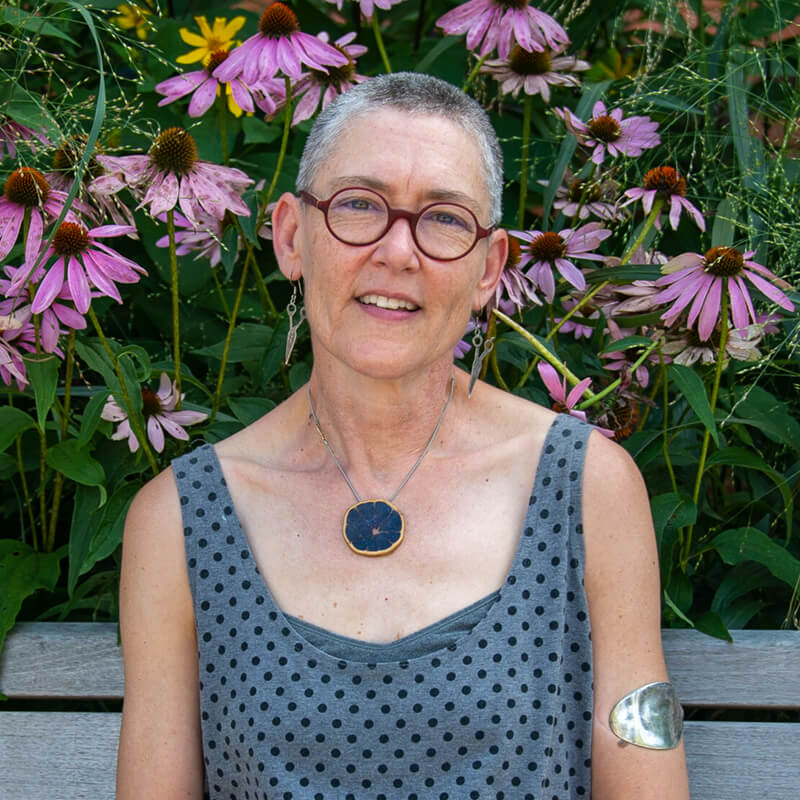 woman wearing glasses