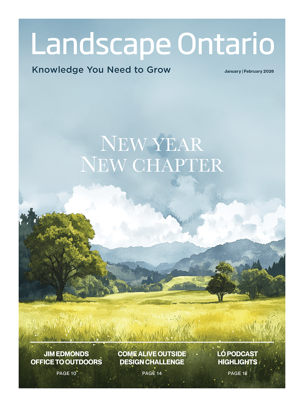 Cover of Landscape Ontario magazine