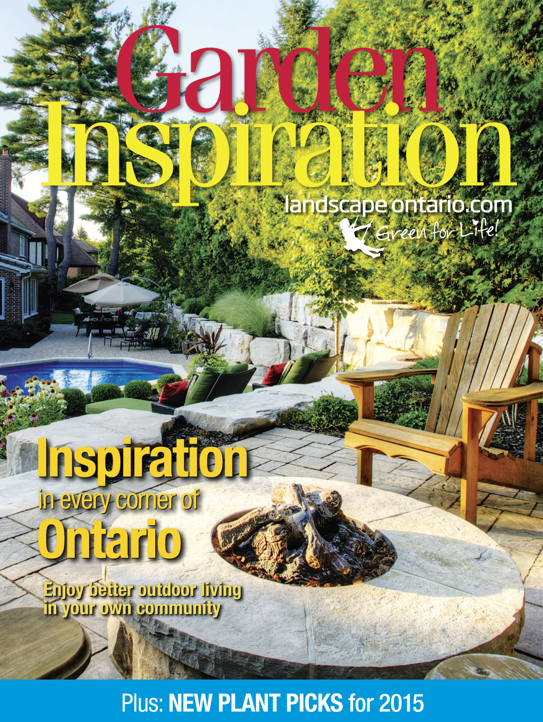 Garden Inspiration magazine cover for 2015