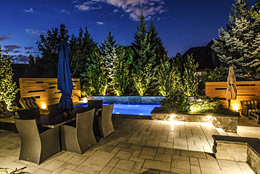 backyard nightlighting