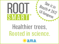 A.M.A Horticulture Root Smart, Healthier Trees rooted in science see it in Booth number 2417 at LO Congress