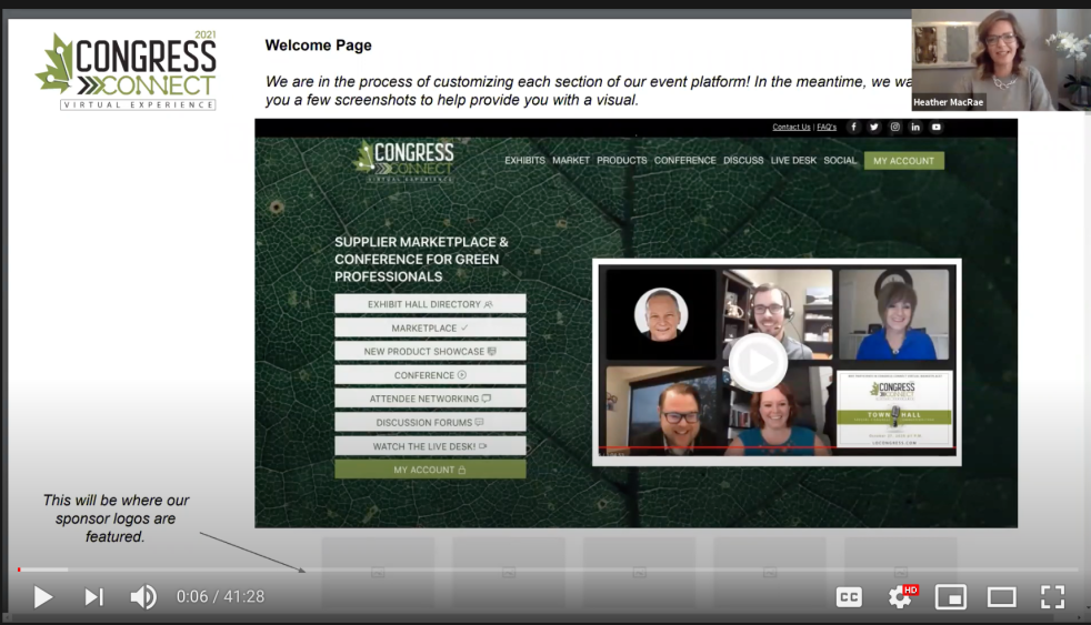 Congress Connect - Exhibitor Orientation