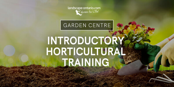 garden centre introductory horticultural training