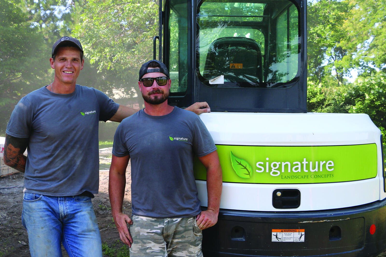 Co-owners Brent Tripp and Daniel Button are very happy with the success of their business after just six years in operation.