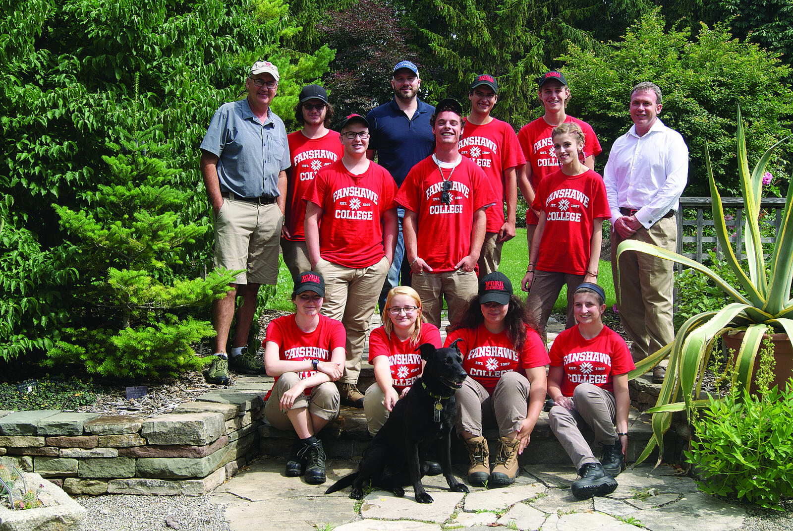 Several high school students in London were given a unique learning opportunity at Cuddy Gardens.