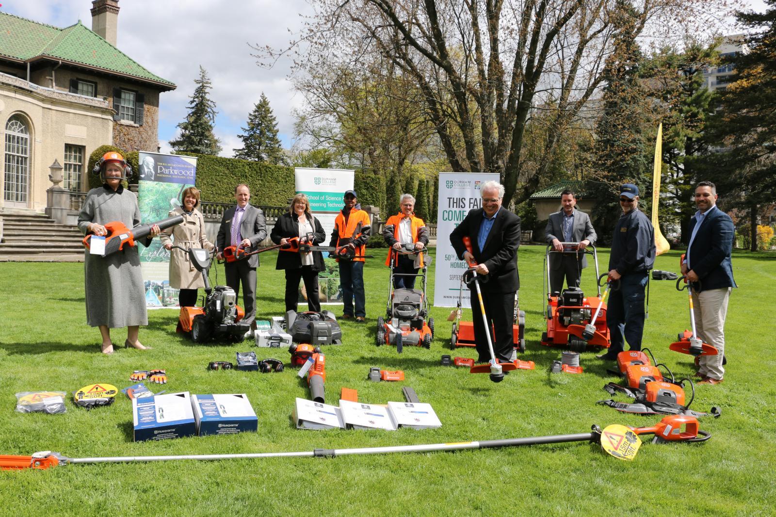 Parkwood Estates in Oshawa has brand new maintenance equipment thanks to a strong partnership.