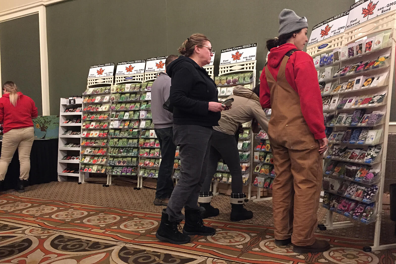 The marketplace vendors offered attendees an early bit of shopping for spring.