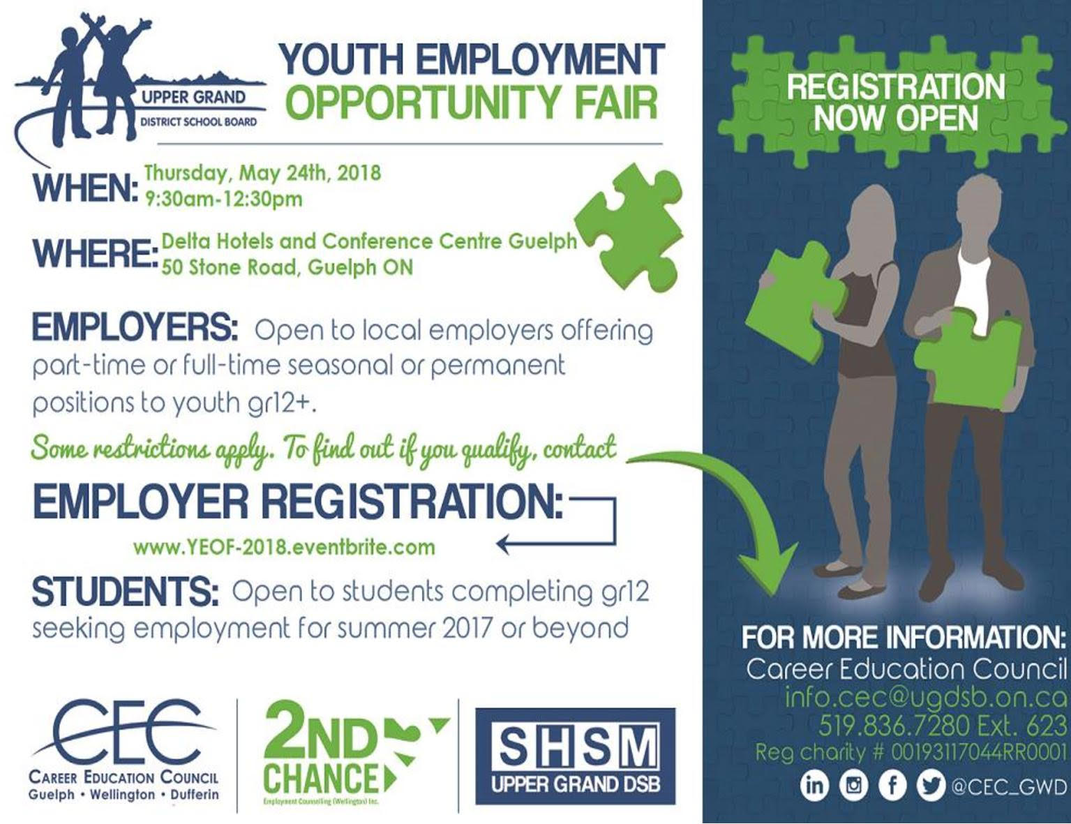 Guelph Youth Job Fair May 24, 2018