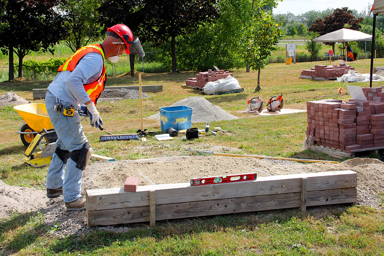 Demonstrating safe work practices is a requirement for Landscape Industry Certification.