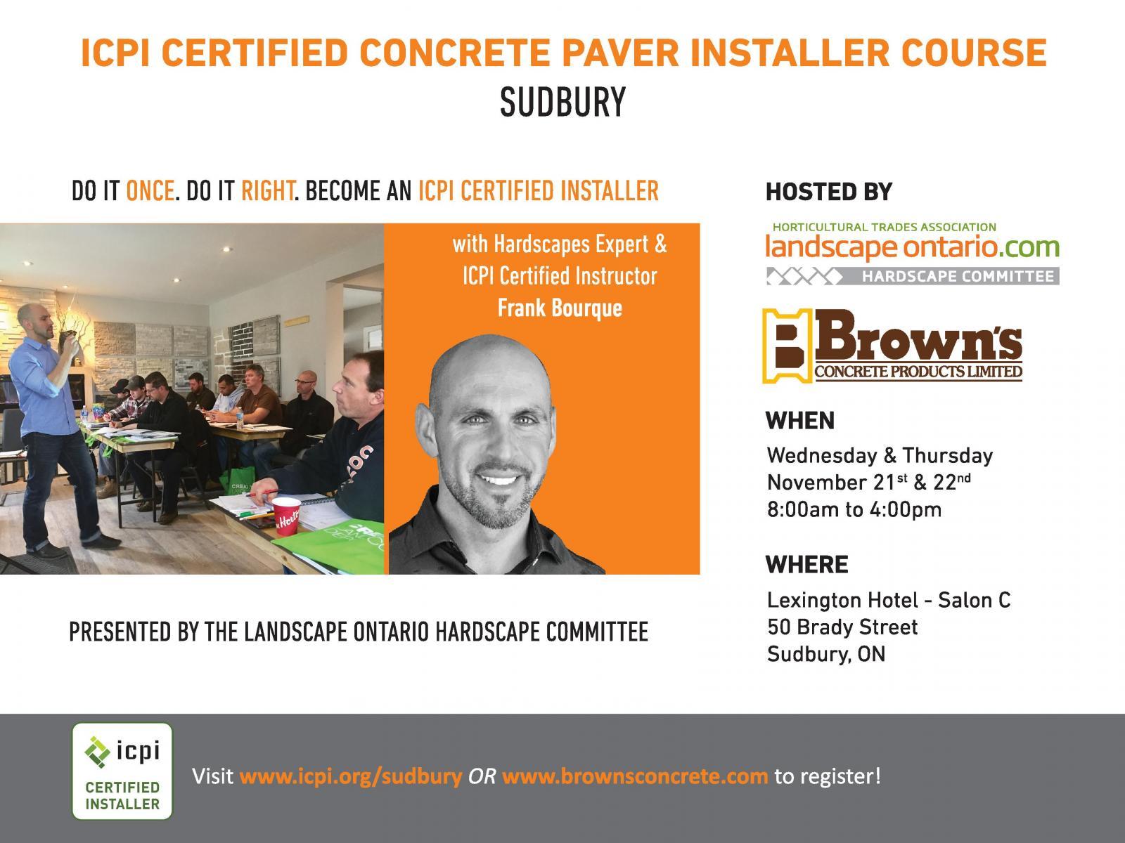 ICPI Concrete Paver Installer Course