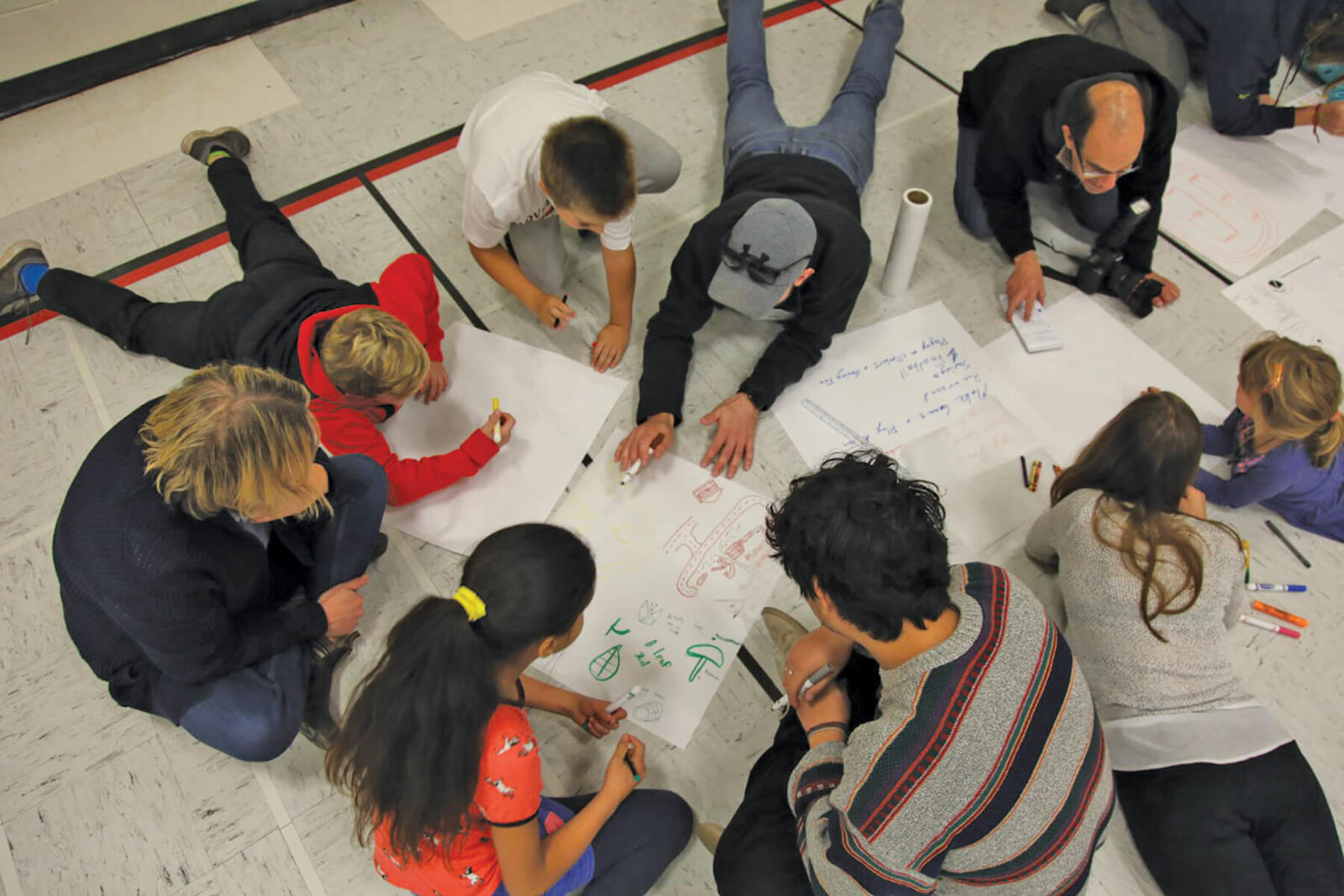 Elementary school students help design new playground