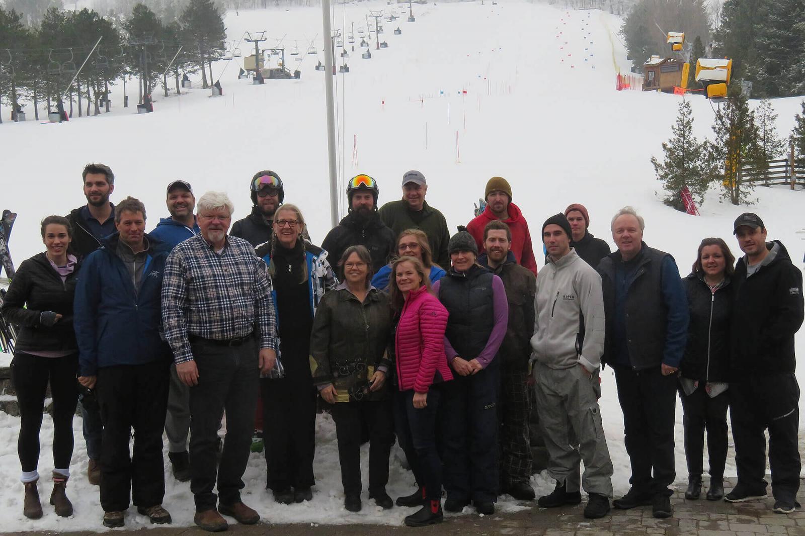  Ski and Spa Day participants enjoyed great conditions on Feb. 7.