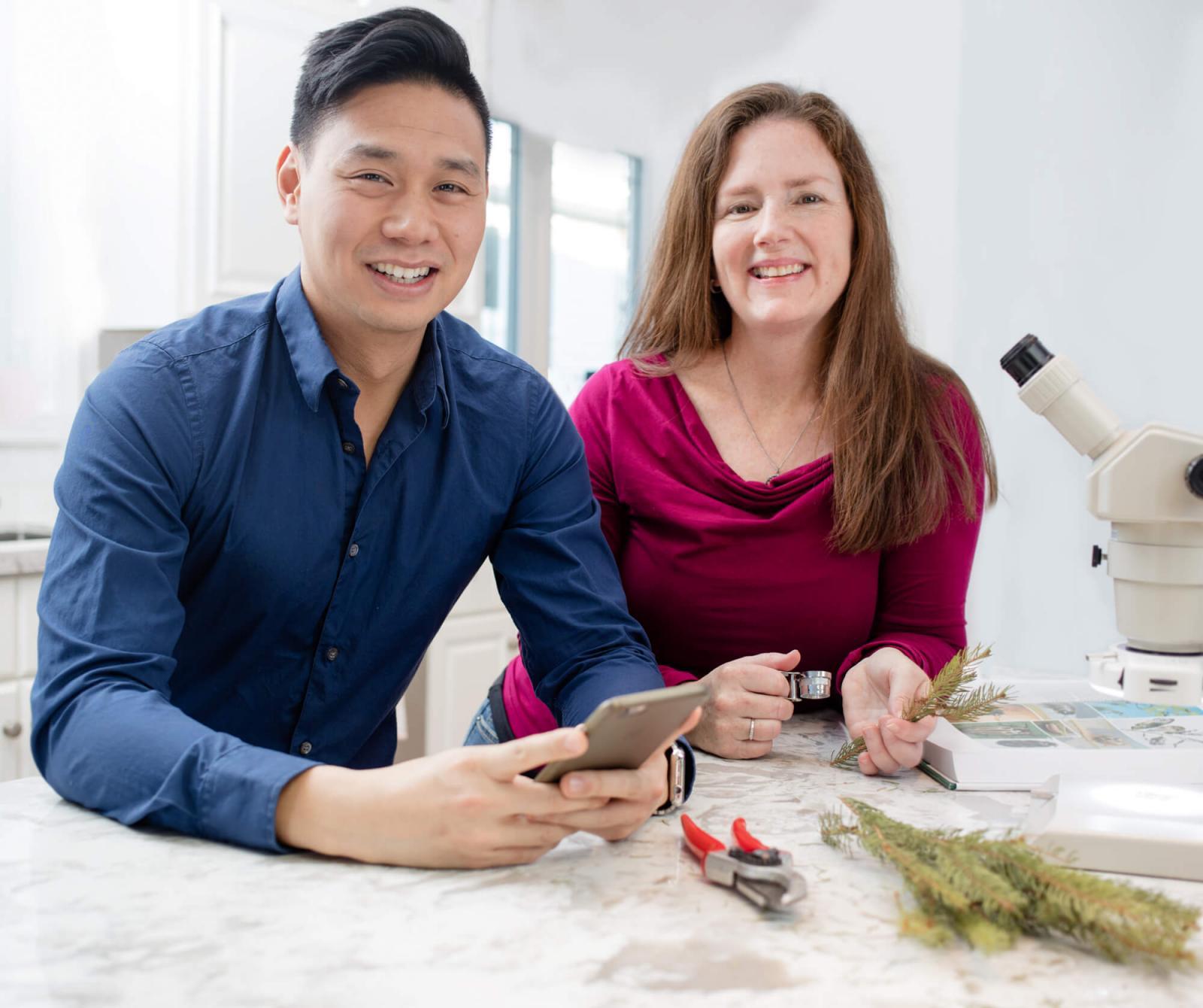 Co-authors Dave Cheung and Jen Llewellyn are very excited about the launch of their new app, BugFinder.