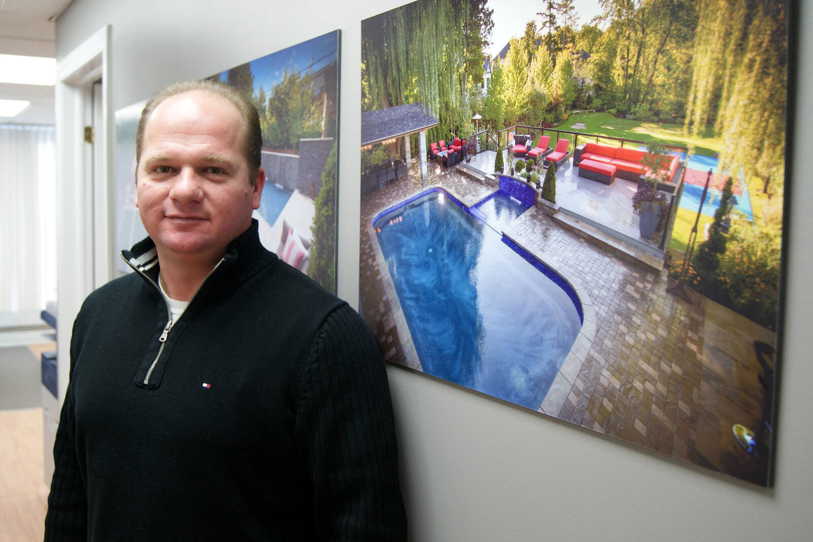 2015 Casey van Maris Award winner John D’Ambrosio regularly invests in professional photography as well as online advertising for his business, Pro-Land Landscape Construction. 