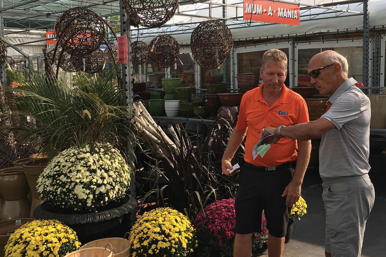 Garden centre tours are part of the two-day event.