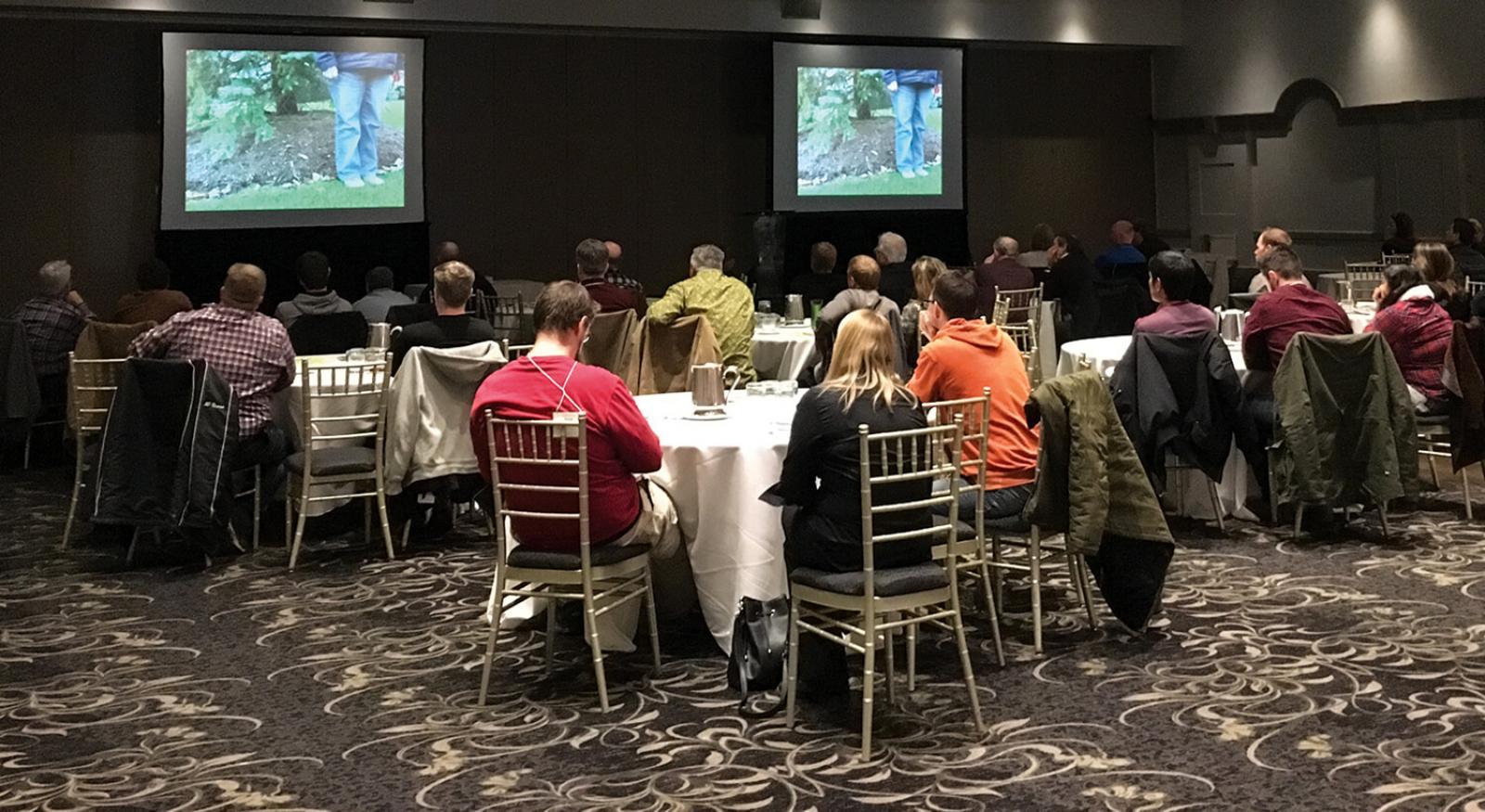 Landscape and grounds management contractors gathered to learn from each other at the annual lecture.